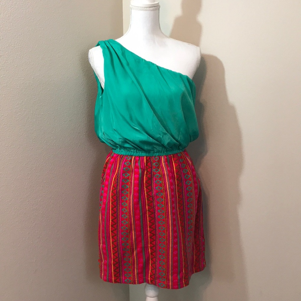 Judith March One Shoulder Dress Anthropologie